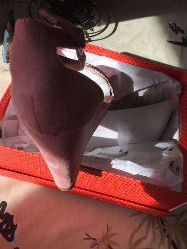 VANESSA WU été 2017 : sandales compensées roses étiquetées valeur 49€ (-30%) - Picture 10 of 12