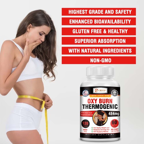 Oxy Burn Thermogenic - L-Carnitine - Weight Loss, Suppress Appetite, Fat Burning - Picture 6 of 12