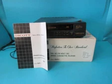 AWESOME VINTAGE 1989 SCOTT SVP1 VCR VIDEO CASSETTE PLAYER W/ ORIGINAL BOX RARE