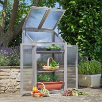 3 Tier Wooden Greenhouse Grow House Framed Seeds Vegetables Flowers Garden Patio