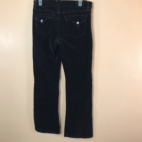 Kut From The Kloth Black Boot Cut Corduroy Pants Women 10 - Picture 5 of 7