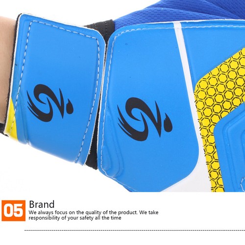 Soccer Goalie Gloves Youth Kids, Goalkeeper Gloves with Super Grip Palms - Picture 8 of 24