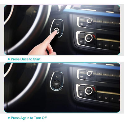 Universal Ignition Starter 12V DC LED Car Engine Start Stop Push Button Switch - Universal Metal Ignition Starter LED Starter Switch - Foto 9