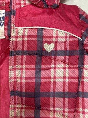 OshKosh Be'gosh Toddler 2T Pink Plaid Snow Removable Hoodie Jacket Warm Coat - Picture 13 of 23