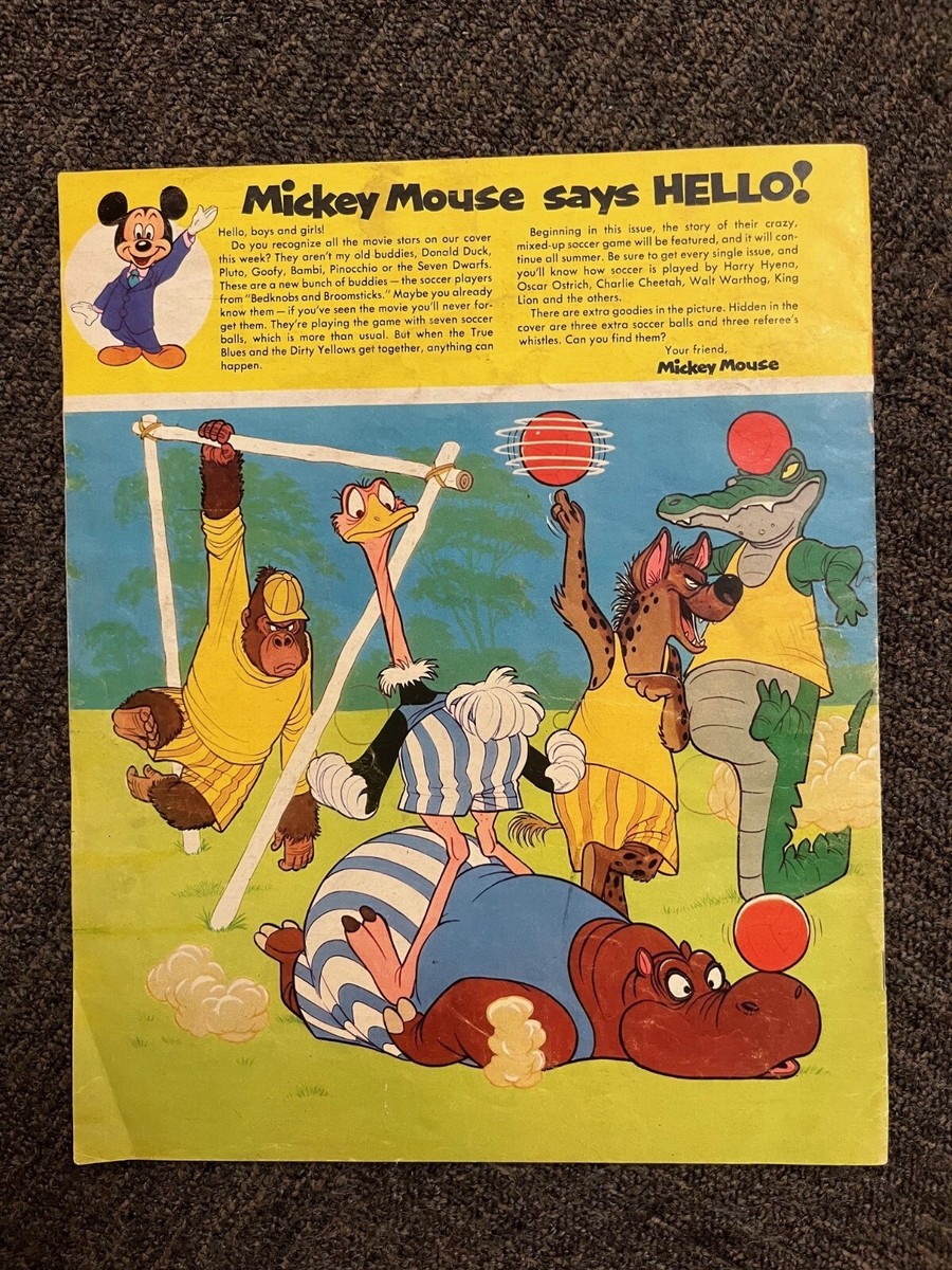 1972 No. 17 DISNEYLAND MAGAZINE Classic Stories Games Comics