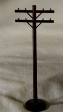 Plasticville Bachmann BrownTelephone Pole