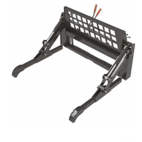 Inner Width 48" Universal Skid Steer Two-Cylinder Pipe Pallet Fork Grapple