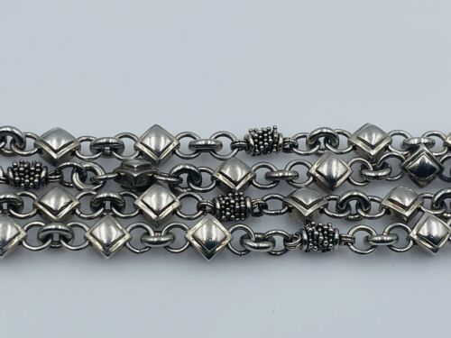 Michael Dawkins Sterling Silver 4 Chain Toggle Bracelet - Picture 2 of 6