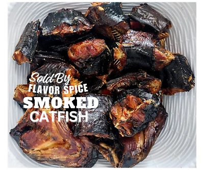 FLAVOR SPICE Smoked Catfish 1LB (10 To 12 PIECES) | With No Heads