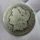 1880-CC Morgan Dollar CIRC (Graffiti OBV)