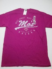 NWT Gildan Womens Size M T-Shirt Dark Fuchsia 100 Cotton Short Sleeve Crew Neck