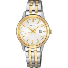 SEIKO SUR410P1 SUR410 Ladies quartz,stainless case,hardlex crystal,50m WR