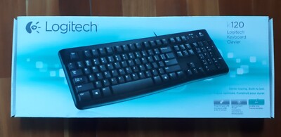 Logitech K120 USB Keyboard for PC - Black