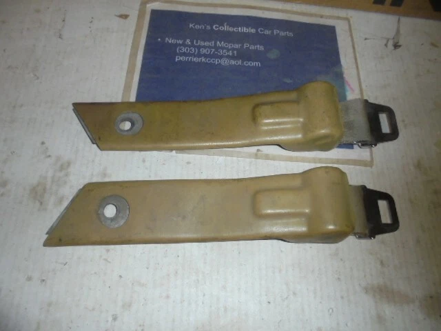 1968 1969 Dodge Dart Plymouth Barracuda Seat Belt Retractors P/N 2945196 2945197 - Image 2 of 4