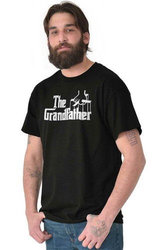 Lustige lässige Herren-T-Shirts Der Großvater Film Wortspiel Opa Witz Rundhalsausschnitt T-Shirts - Bild 4 von 8