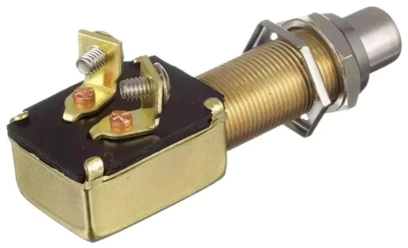 Interruptor de arranque con botón pulsador de motor Plymouth Special y P-15 Deluxe 1946-1948 Foto 3 de 4