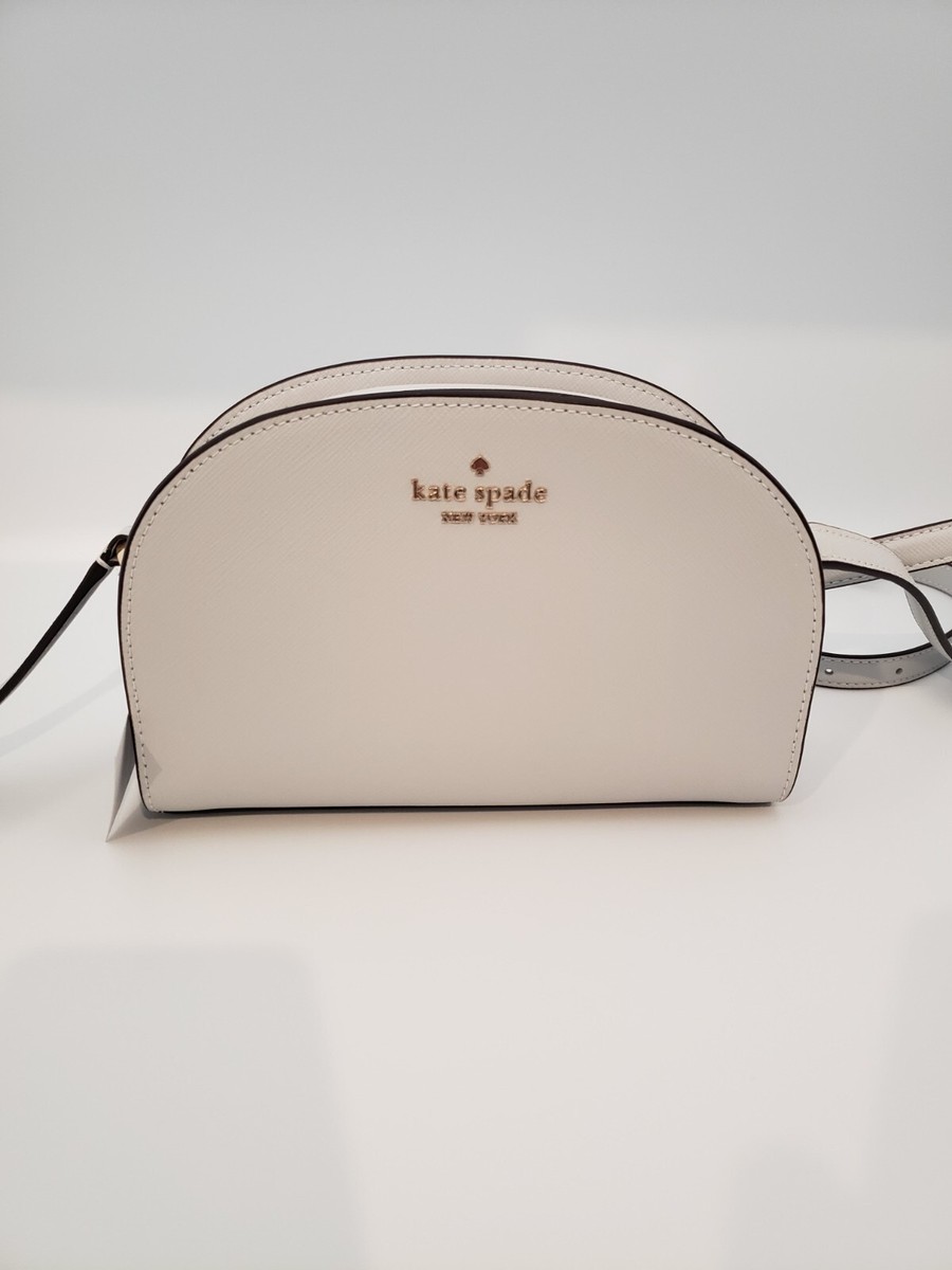 Kate Spade Perry Saffiano Leather Stone Path Dome Crossbody Bag