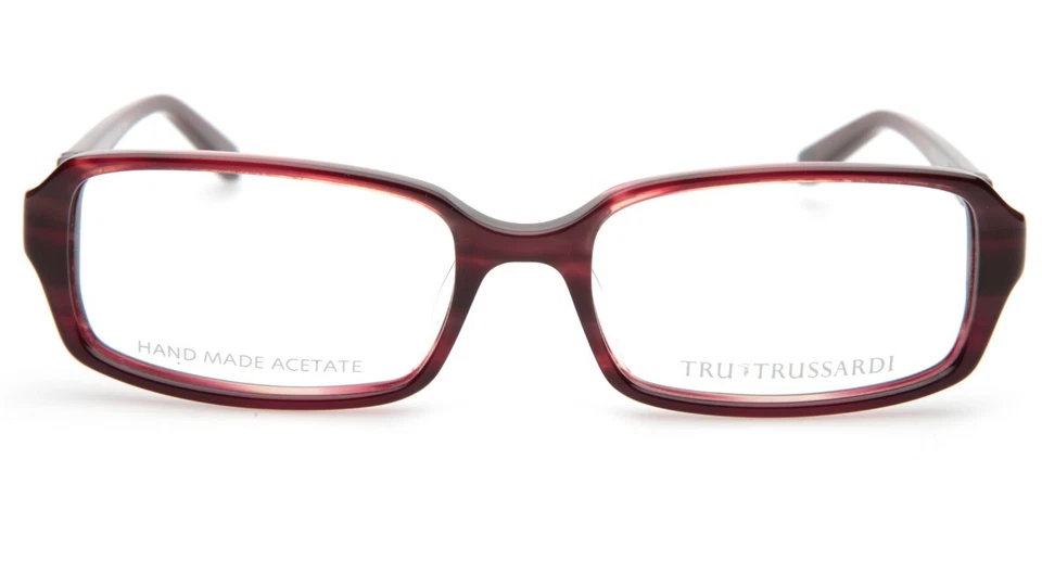NUEVO MARCO GAFAS TRUSSARDI TR12723 BU BORGOÑA 52-17-135 B31mm Foto 3 de 4