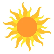 Sun Sticker Decal