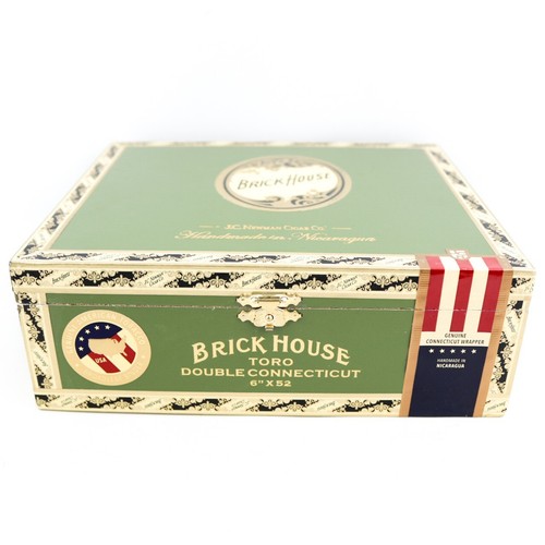 Brick House Toro Double Connecticut Empty Wood Cigar Box 8.25" x 7.25" x 3" - Picture 5 of 12