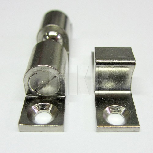 1 Doppelkugelschnäpper, Messing vern,etwa 66x11mm, justierbar, inkl. Schrauben - Bild 3 von 4