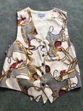 Michaelee Vintage Men  s Formalwear Ornamental Rayon Vest Large