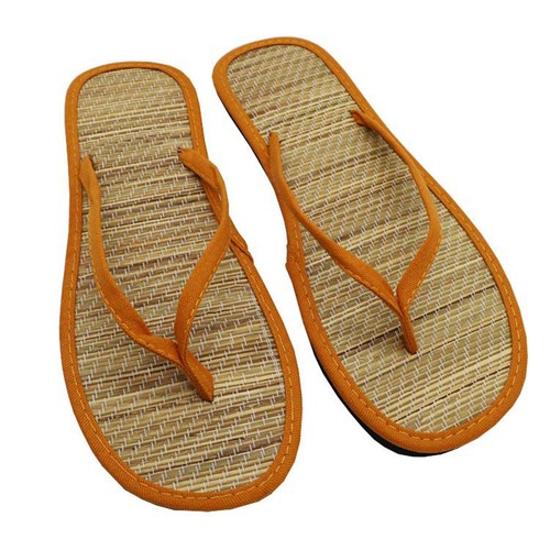 Womens Flat Slippers Comfortable Non-Slip Sandals Silent Bamboo Rattan Flip Flop - Picture 28 of 29