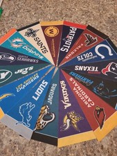 NFL 4X9 TEAM PENNANTS CHOOSE YOUR FAV.