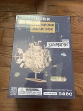 Rokr Steampunk music box AM680 Submarine.