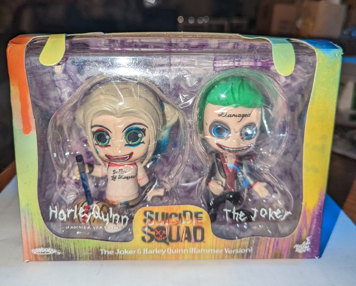 アメコミ Hot Toys Suicide Squad Cosbaby Set COSBABY Hot Toys Suicide Squad HARLEY QUINN and THE JOKER Figure
