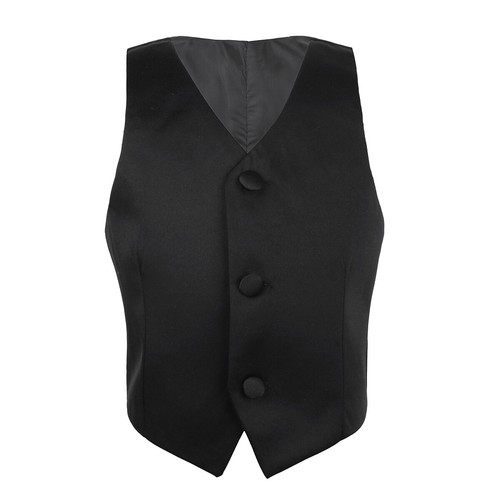 Boys Girls Gentleman Party Wedding Formal Suit Vest Waistcoat Tuxedo Performance - Picture 18 of 52