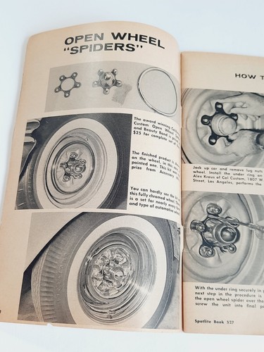 Vtg Spotlite Book Custom Wheels And Lowering NO COVER George Barris - Picture 4 of 10