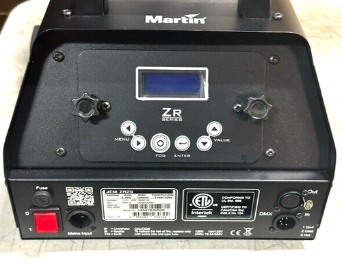 Martin JEM ZR25 1050W Fog Machine ZR Series - Picture 2 of 8