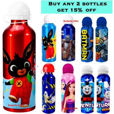 KINDER FIGUR WASSER GETRÄNKE SAFTFLASCHE KINDER SCHULE PICKNICK SPORTFLASCHEN