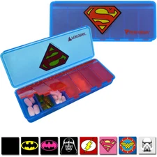 Performa 7-Day Pill Container Case - Dishwasher safe and BPA-free