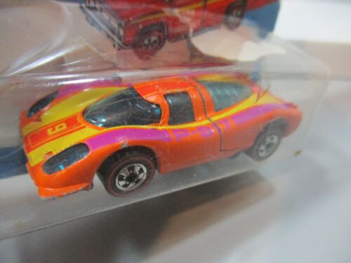 Vintage Hot Wheels Redline Flying Colors PORSCHE P-917 Loose w/Card MINT - Foto 3 di 9