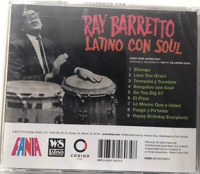Ray Barretto Latino Con Soul レアオリジナル