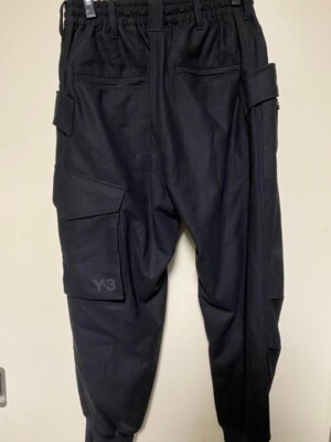 Y-3 Adidas Wool Tech Cargo Pants Yohji Yamamoto Size S y3 techwear