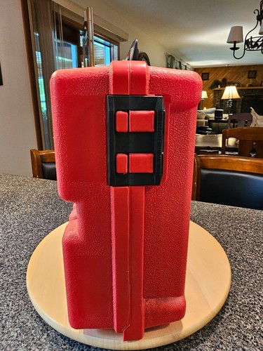 3M Waterproof Turtle Twin Model 3480 by Perm-A-Store Red Hard Shell Case - Afbeelding 4 van 12