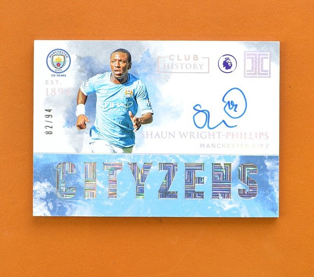 2019-20 IMPECCABLE Shaun Wright Phillips CLUB HISTORY Auto SP #/94 Man City