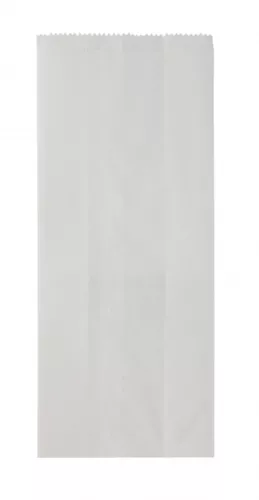 500 -  white sulphite paper baguette bags size 4" x 6" x 14" strung  image 1