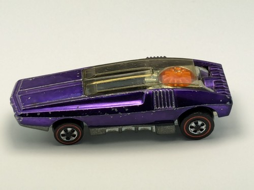 Vintage 1969 Hot Wheels Redline Mattel RL Purple Whip Creamer Tough Rolls Fast - Picture 9 of 11
