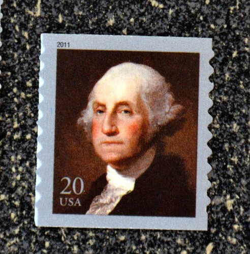 2011USA #4512 20c George Washington Coil Single by Gilbert Stewart Mint NH - 第 1/1 張圖片