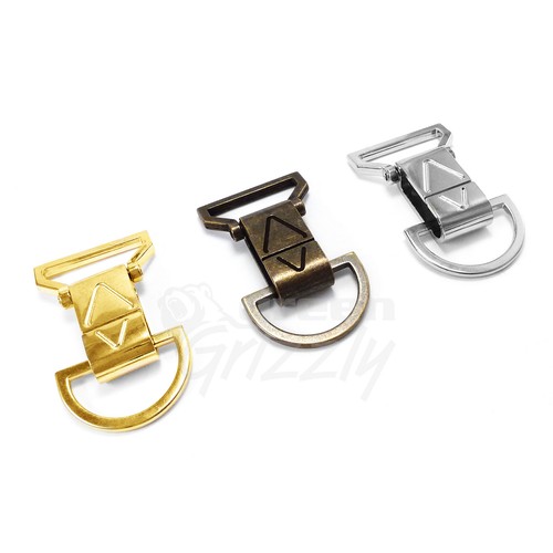 Solid Bag Clasps Lobster Swivel Trigger Clips and D ring for 30 mm webbing AVU - Afbeelding 1 van 6