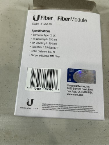 Ubiquiti Network Multi-Mode SFP Fiber Module 1G 2 Box Of 2 - Bild 4 von 5