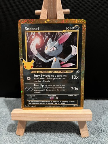 Sneasel 25/111 ME: 30th Celebration Classic Collection CCol Pokemon TCG NM