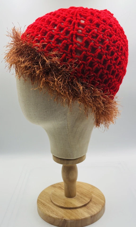 CROCHET BEANIE FUR BRIM - Image 2 of 3