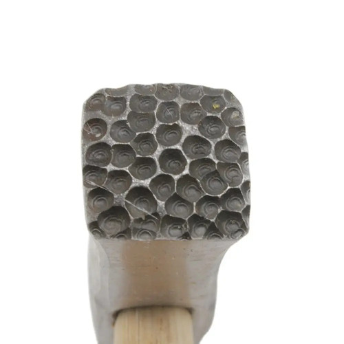 Martillo de textura de flor de metal platero mazo artesanía joyería herramienta de estampado hágalo usted mismo - Imagen 8 de 13