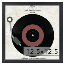 LP Album Cover Wall Display Frame 12.5x12.5 Modern Home Decor Album Frames