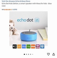 Amazon Echo Dot Kids Edition with Alexa Voice...